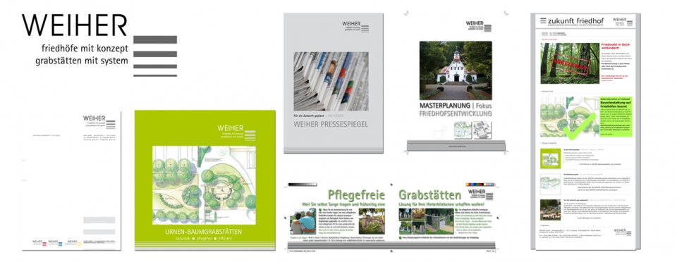 Bild Markenführung für die Weiher Friedhofsexperten aus Freiburg von Werbeagentur KONTUR aus Freuden